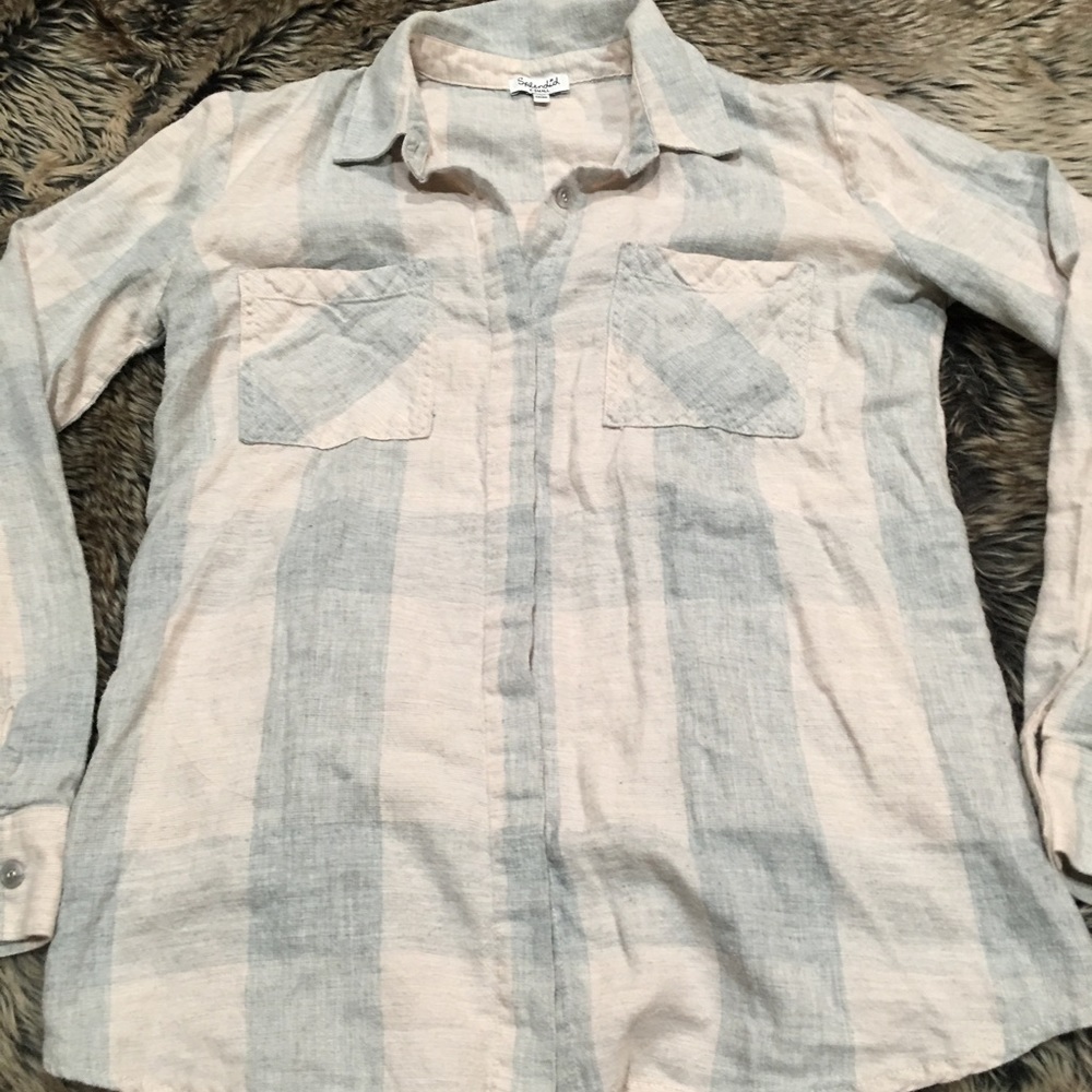 Splendid Wildwood Plaid Shirt Size XS